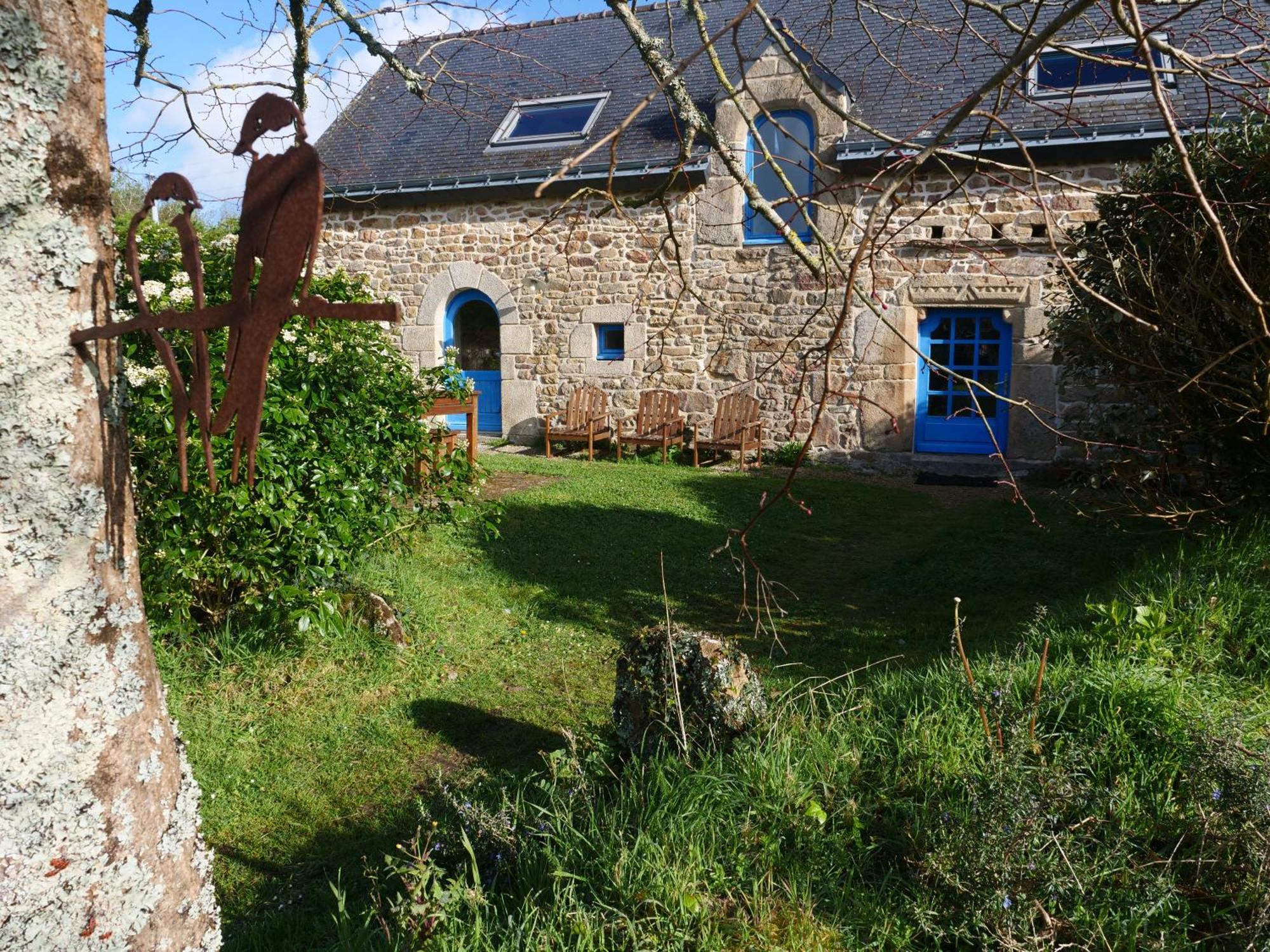Gite De L'Hirondelle Bleue Brech Eksteriør bilde